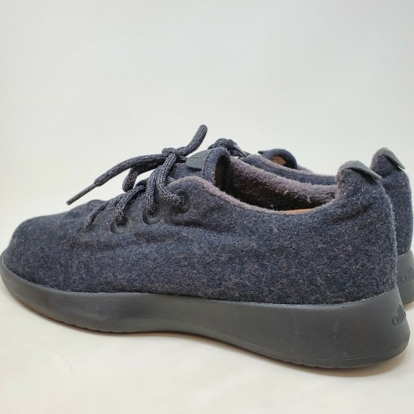 Allbirds Men's Wool Runners Charcoal Gray Natural Black Lace-Up Washable Size 11 - Picture 4 of 11
